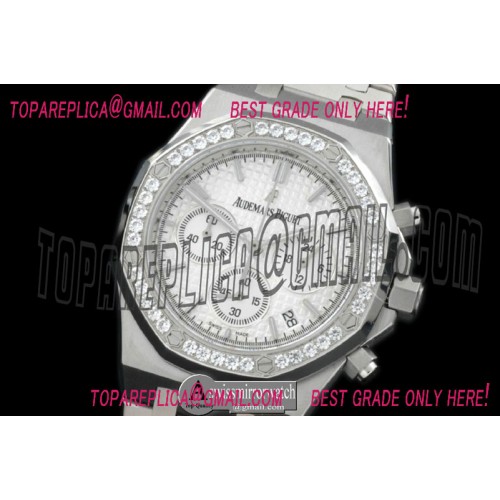 Audemars Piguet Royal Oak Chrono SS/SS White Jap OS20 Quartz Audemars Piguet Royal Oak Chrono SS/SS White Jap OS20 Quartz