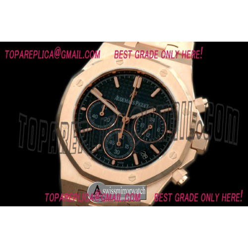 Audemars Piguet Royal Oak Chrono RG/RG Black Jap OS20 Audemars Piguet Royal Oak Chrono RG/RG Black Jap OS20
