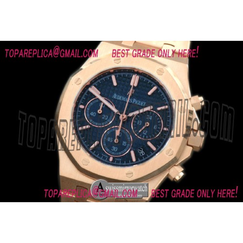 Audemars Piguet Royal Oak Chrono RG/RG Blue Jap OS20 Audemars Piguet Royal Oak Chrono RG/RG Blue Jap OS20