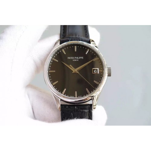 Patek Philippe Calastrava 5227R-001 42MM SS/LE Black Dial A324SC