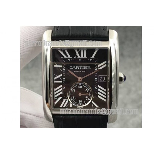 Cartier Tank MC 1904 SS/LE Black JF Asia 23J