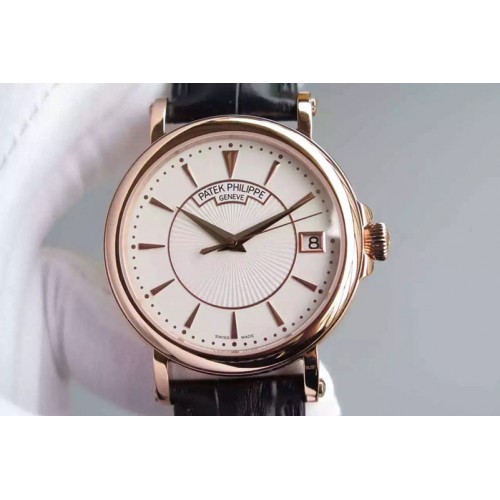 Patek Philippe Calastrava 5227R-001 42MM RG/LE White/White Dial A324SC