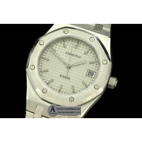 Audemars Piguet Royal Oak Automatic SS/SS White Asian Eta 2824-2