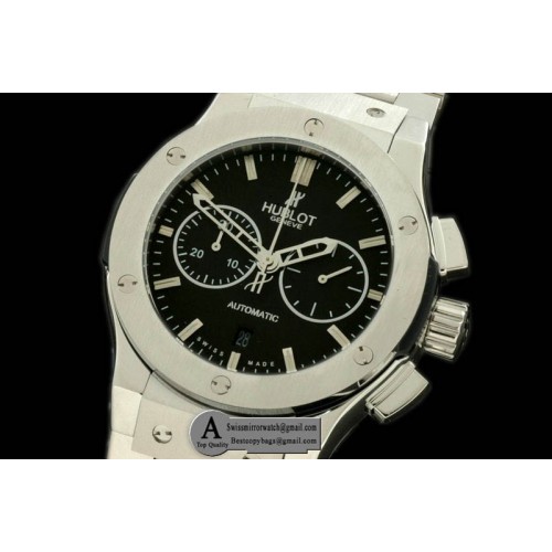 Hublot Classic Fusion Chrono V2 521.NX.1170.NX SS SS Black A 7750 Replica Watches Hublot Classic Fusion Chrono V2 521.NX.1170.NX SS SS Black A 7750 Replica Watches