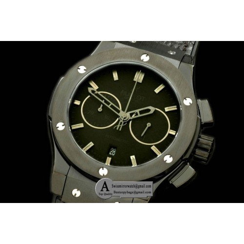 Hublot Classic Fusion Chrono V2 521.CM.1110.LR PVD Leather All Black A 7750 Replica Watches Hublot Classic Fusion Chrono V2 521.CM.1110.LR PVD Leather All Black A 7750 Replica Watches