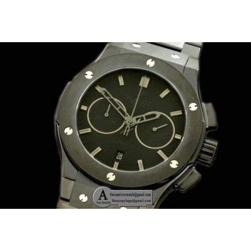 Hublot Classic Fusion Chrono V2 PVD PVD All Black A 7750 Replica Watches Hublot Classic Fusion Chrono V2 PVD PVD All Black A 7750 Replica Watches