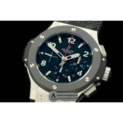 Replica Hublot Big Bang 301.SB.131.SB SS/Ceramic Carbon Fibre Black A-7750 Watches