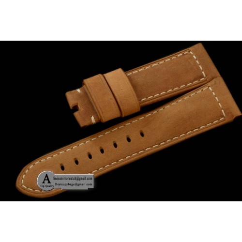 Panerai 24 24 Assolutamente Suede Calf Tan Strap for 44mm