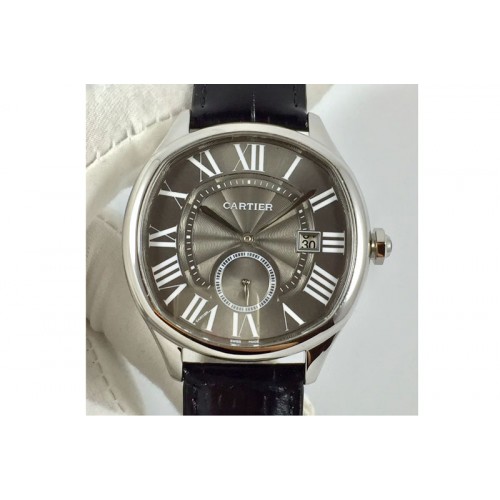 Drive de Cartier SS TF 1:1 Best Edition Gray Textured Dial Drive de Cartier SS TF 1:1 Best Edition Gray Textured Dial