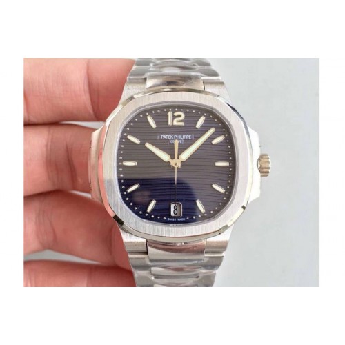 Patek Philippe Nautilus Jumbo Ladies 7118 PF 1:1 Best Edition Blue Textured Dial A324 Patek Philippe Nautilus Jumbo Ladies 7118 PF 1:1 Best Edition Blue Textured Dial A324