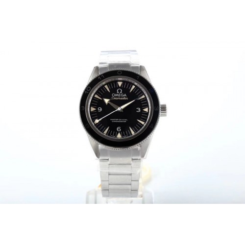 Omega Seamaster 300 Master Spectre SS MKS Best Edition Black Dial on SS Bracelet A8400