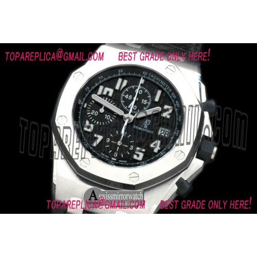 Audemars Piguet Royal Oak Chrono Black Theme Edition SS/LE Black A-7750