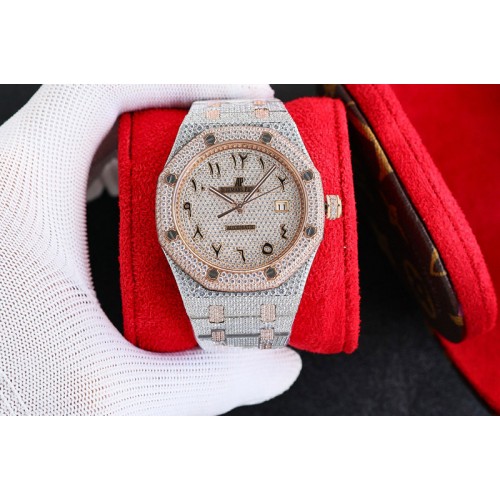 Audemars Piguet Royal Oak 41mm 15400 SS/RG Diamond ZY Best Edtion AP Calibre 3120 Audemars Piguet Royal Oak 41mm 15400 SS/RG Diamond ZY Best Edtion AP Calibre 3120