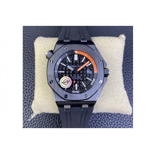 Royal Oak Offshore Diver 15707 Black Ceramic APSF 1:1 Best Edition SA3120 Super Clone