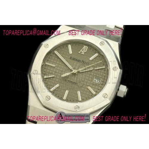 Audemars Piguet Royal Oak Jumbo Auto SS/SS Grey Swiss Eta 2824-2
