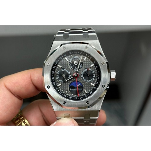 Audemars Piguet Royal Oak 41mm Complicated 26574 SS BBR Best Edition Dark Gray Dial on SS Bracelet A5134