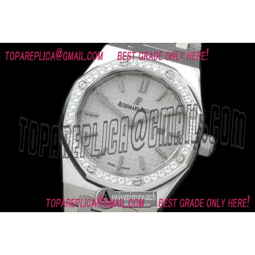 Audemars Piguet Royal Oak Ladies SS/SS White S-Qtz