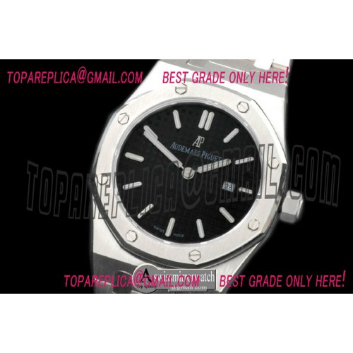 Audemars Piguet Royal Oak Ladies SS/SS Black S-Qtz Audemars Piguet Royal Oak Ladies SS/SS Black S-Qtz