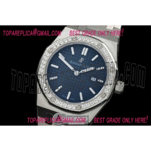 Audemars Piguet Royal Oak Ladies SS/SS Blue S-Qtz Audemars Piguet Royal Oak Ladies SS/SS Blue S-Qtz