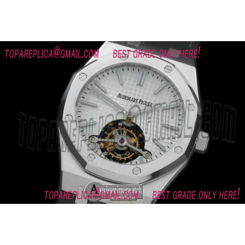 Audemars Piguet Royal Oak Tourbillon SS/LE White Real Tourbillon