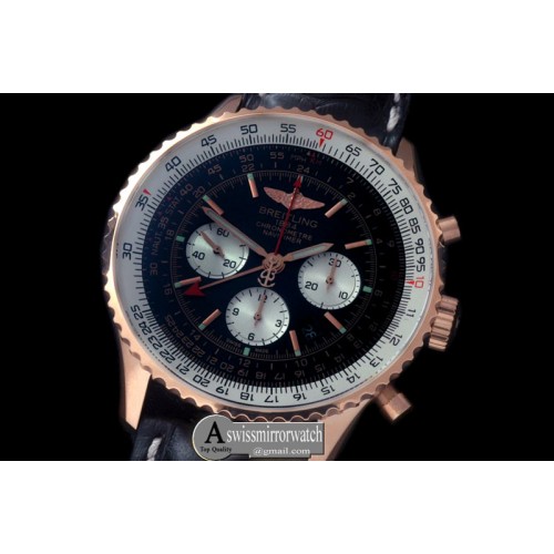 Breitling Navitimer GMT RG/LE Black A-7500 Breitling Navitimer GMT RG/LE Black A-7500