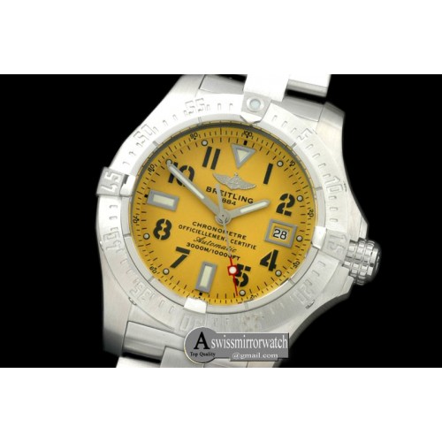 Breitling Seawolf V2 SS/SS Ylw Swiss Eta 2836-2 Breitling Seawolf V2 SS/SS Ylw Swiss Eta 2836-2