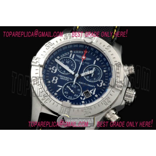 Breitling Seawolf Chrono SS/NY Black Num Swiss Eta Qtz 251.262