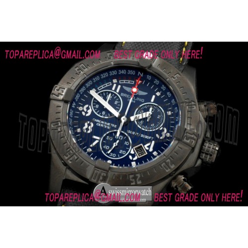 Breitling Seawolf Chrono PVD/NY Graphite Num Swiss Eta Qtz 251.262