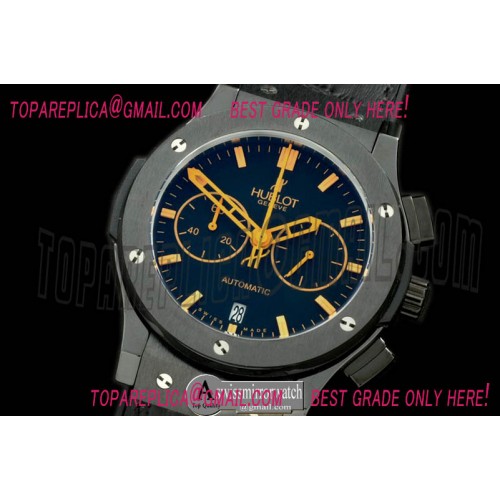 Hublot Classic Fusion Chrono PVD/LE All Blk Ylw Jap Quartz Hublot Classic Fusion Chrono PVD/LE All Blk Ylw Jap Quartz