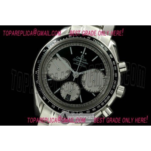 Omega Speedmaster SS/SS Black/White Stick A-7750 Omega Speedmaster SS/SS Black/White Stick A-7750