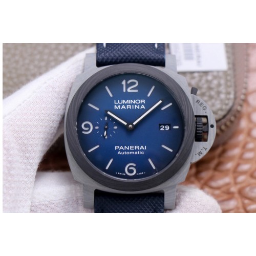 Panerai PAM 1663 Carbotech VSF 1:1 Best Edition Blue Dial on Blue Kevlar Composite Strap P.9010 Clone