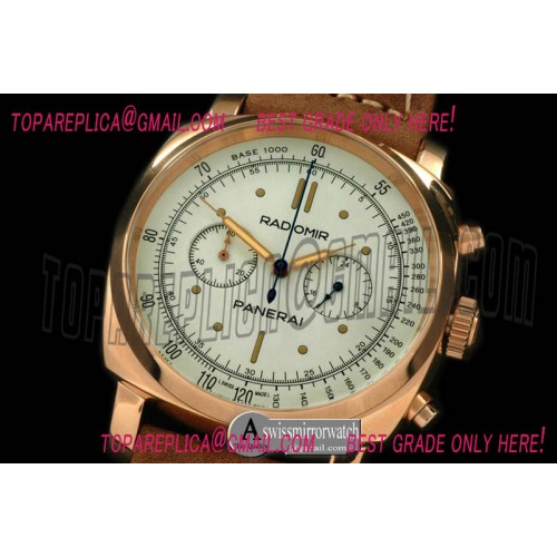 Panerai Radiomir 1940 Chrono RG/LE White Jap OS20 Quartz