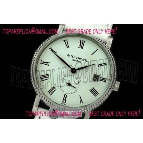 Patek Philippe 3919 Calatstrava SS/LE White Roman Quartz Patek Philippe 3919 Calatstrava SS/LE White Roman Quartz