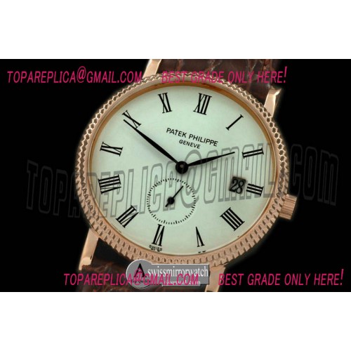 Patek Philippe 3919 Calatstrava RG/LE White Roman Quartz Patek Philippe 3919 Calatstrava RG/LE White Roman Quartz