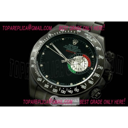 Rolex Brevet Plus Daytona PVD/PVD Black Asian 2813