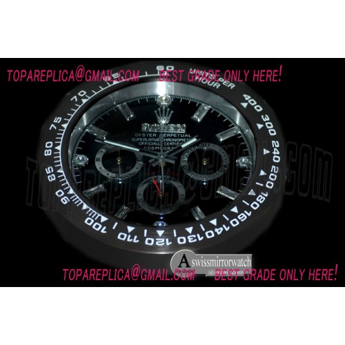 Rolex Dealer Clock Daytona Style Swiss Quartz Rolex Dealer Clock Daytona Style Swiss Quartz