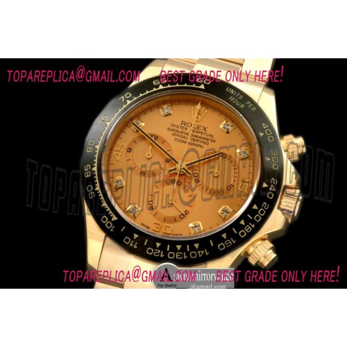 Rolex Daytona 116528 YG/YG Gold Diam A-7750 Sec@6 Rolex Daytona 116528 YG/YG Gold Diam A-7750 Sec@6