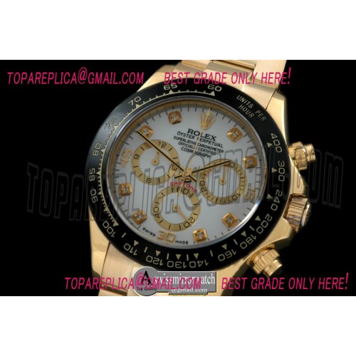 Rolex Daytona 116528 YG/YG MOP White Diam A-7750 Rolex Daytona 116528 YG/YG MOP White Diam A-7750