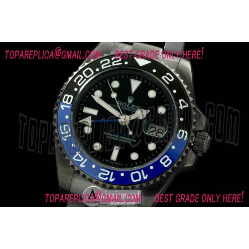 Rolex Pro Hunter GMT Black/Blue PVD Asian 2836