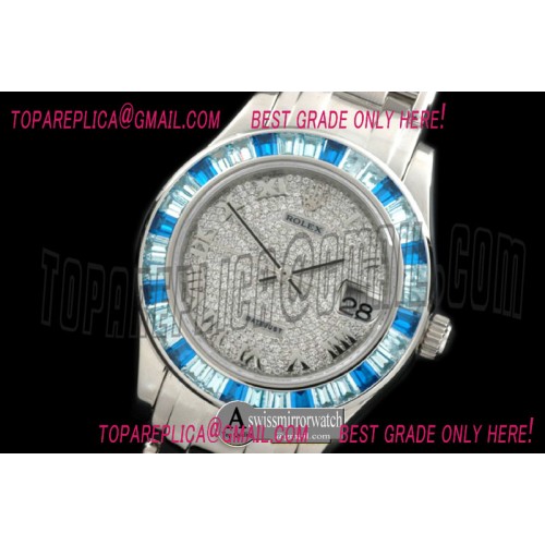 Rolex Masterpiece Diam/Ruby Bez SS Diamond/Roman Asian Eta 2824 Rolex Masterpiece Diam/Ruby Bez SS Diamond/Roman Asian Eta 2824