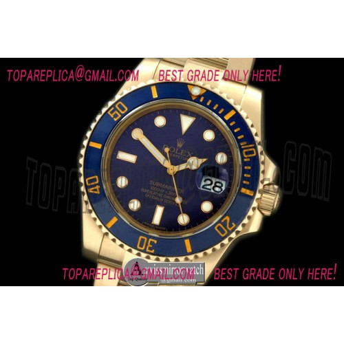 Rolex 116619 Blue FG/Diam Sub Asian 2836/3135