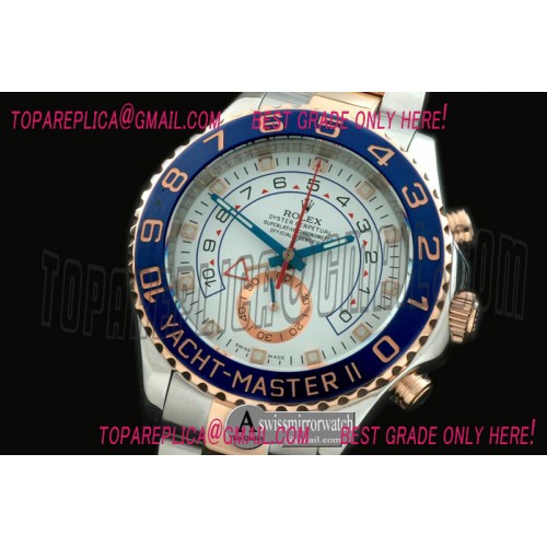 Rolex Yacthmaster II (42mm) SS/RG White Asia 7750 Rolex Yacthmaster II (42mm) SS/RG White Asia 7750