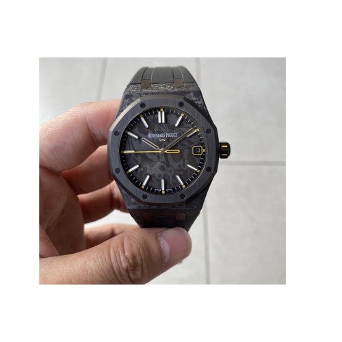 Audemars Piguet Royal Oak 15500 NTPT Diw 1:1 Best Edition Black Dial With Yellow on Bracelet SA4302 Super Clone Audemars Piguet Royal Oak 15500 NTPT Diw 1:1 Best Edition Black Dial With Yellow on Bracelet SA4302 Super Clone