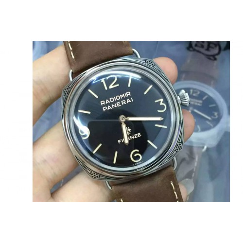 Panerai PAM 672 R Radiomir Firenze 3 Days Engraved Case & Movement SF Best Edition P.3000 Super Clone Panerai PAM 672 R Radiomir Firenze 3 Days Engraved Case & Movement SF Best Edition P.3000 Super Clone