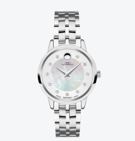 Replica Movado 1881 Automatic Stainless Steel Watch With Mother-of-Pearl Dial 0607486 Replica Movado 1881 Automatic Stainless Steel Watch With Mother-of-Pearl Dial 0607486