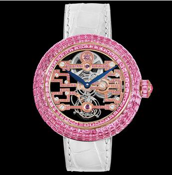Jacob & Co. Brilliant Art Deco Pink Sapphire Replica Watch BT545.40.SP.RB.B Jacob & Co. Brilliant Art Deco Pink Sapphire Replica Watch BT545.40.SP.RB.B