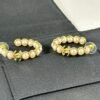Chanel 24S Pearl Hoop Earrings