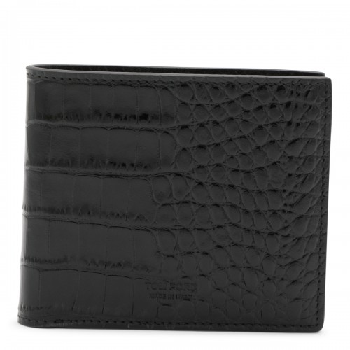 BLACK LEATHER WALLET