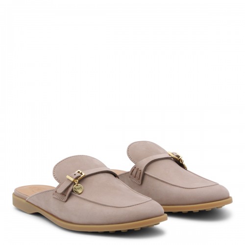 GREY LEATHER LOAFERS 2