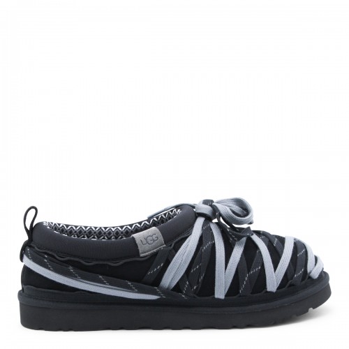 BLACK LEATHER TASMAN LACES...